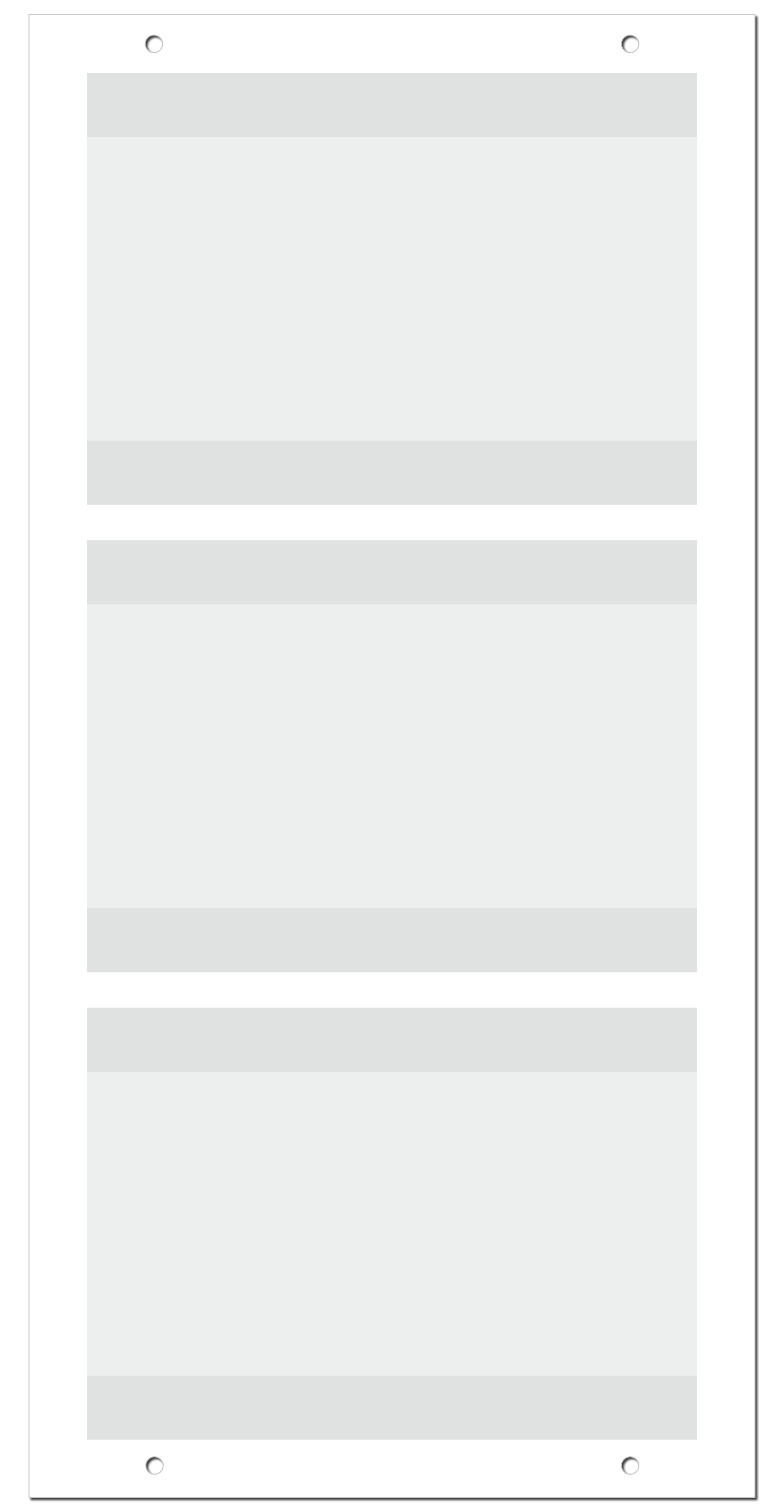Getränkepreisdisplay "ClassicLine" Lochung unten, beidseitig
