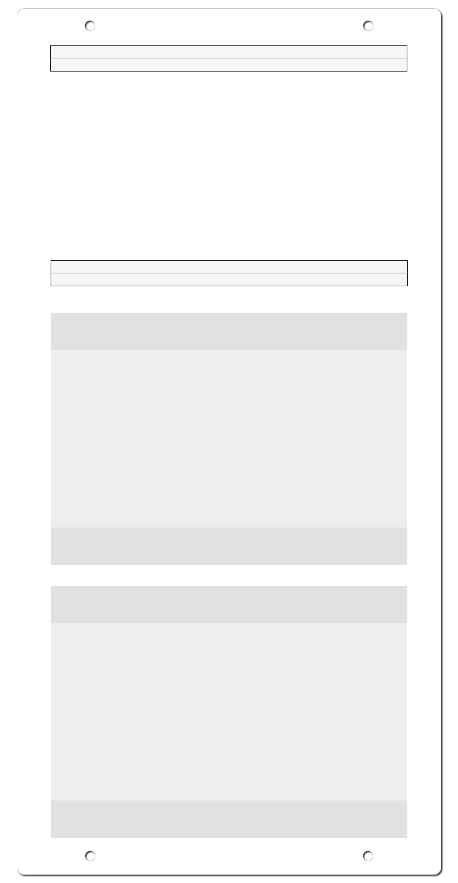 Getränkepreisdisplay "ClassicLine" abgerundet, Lochung unten, beidseitig