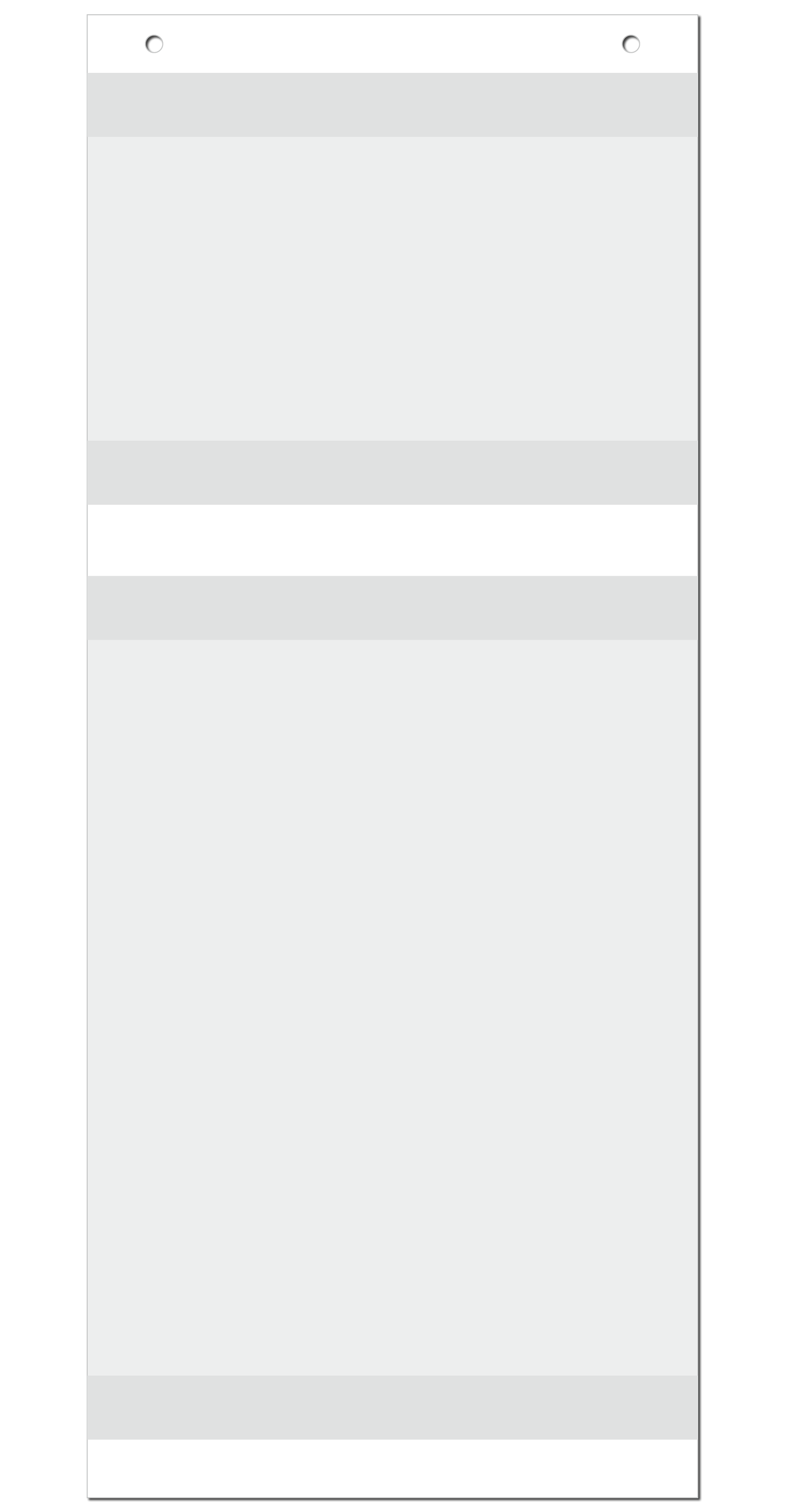 Getränkepreisdisplay "SlimLine" beidseitig