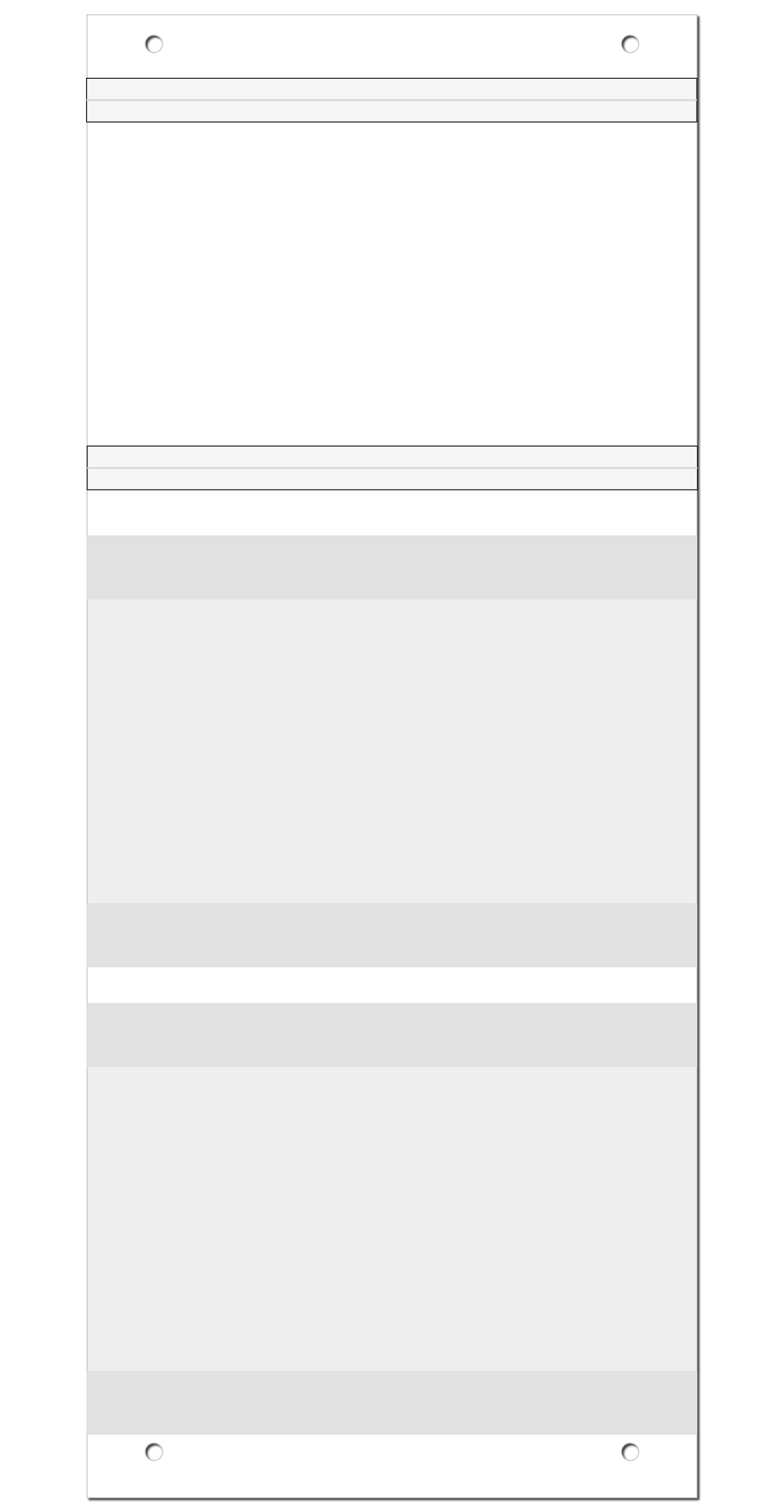 Getränkepreisdisplay "SlimLine" Lochung unten, beidseitig
