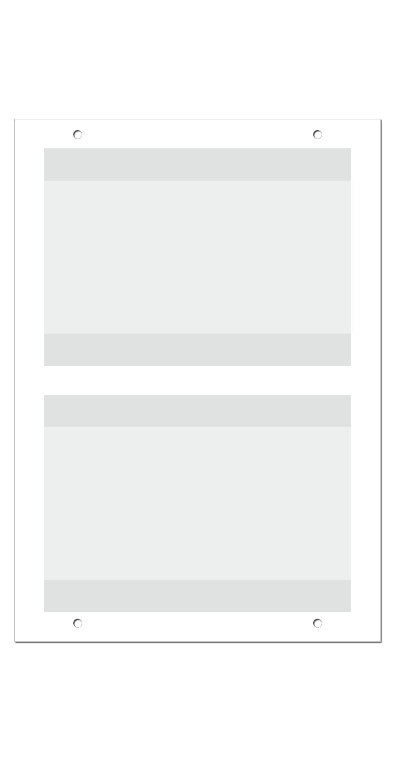 Getränkepreisdisplay "ClassicLine" Lochung unten, beidseitig